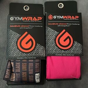 SOLD GymWrap workout headbands. Original products. Limited edition BLM